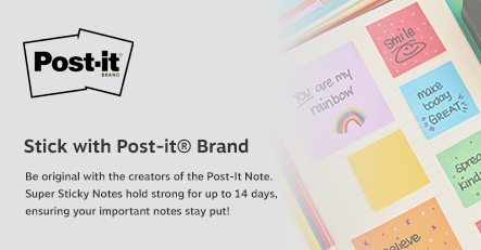 Stick with Post-it� Brand